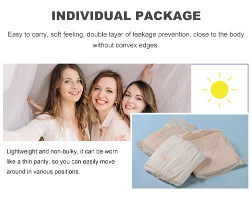 Menstrual Pants Super Absorbent Cotton Disposable Panties For Heavy Flow Breathable Comfortable Sanitary Napkin For Daily